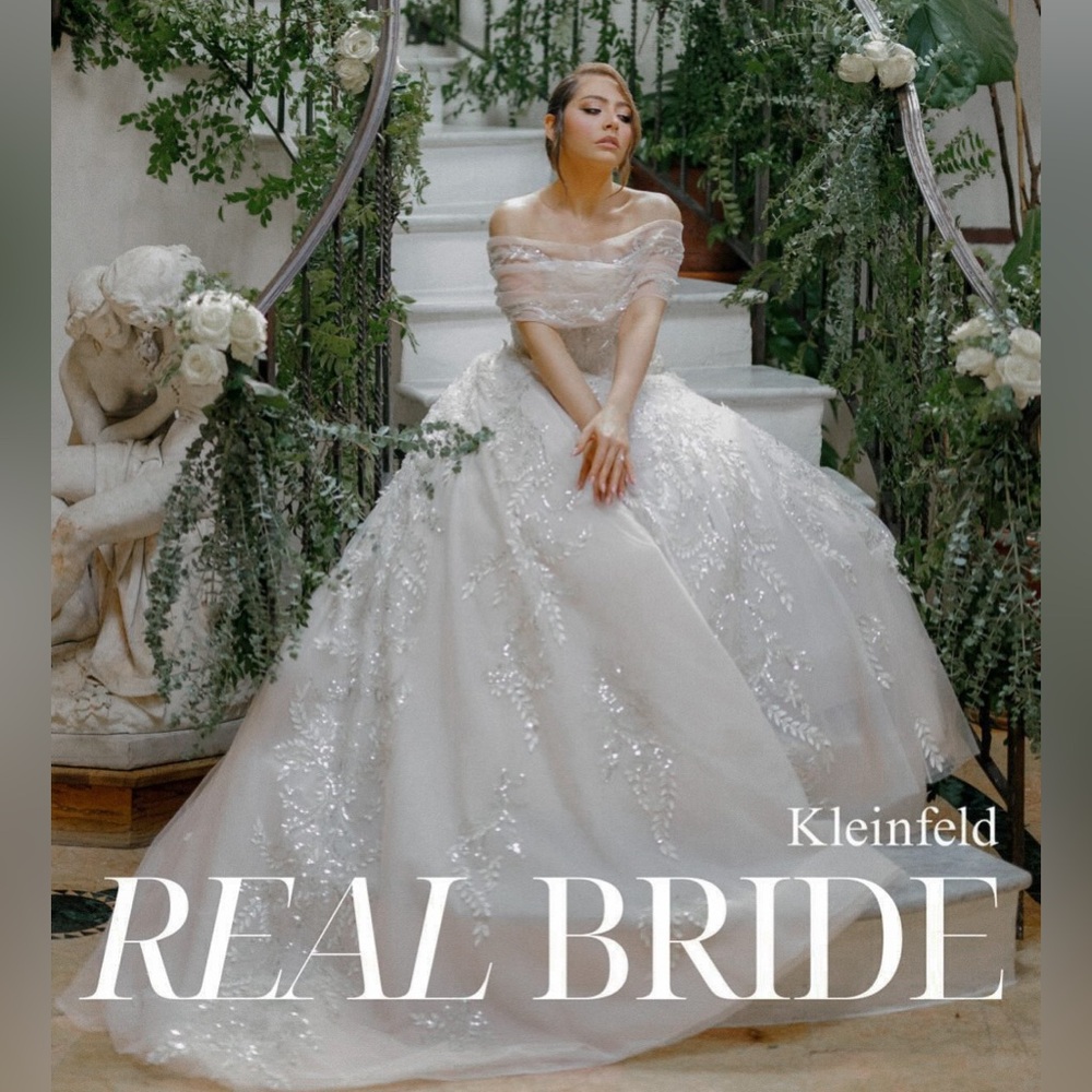 AS FEATURED BY KLEINFELD BRIDAL - Tony Ward Piano Gown - purchased at Kleinfeld